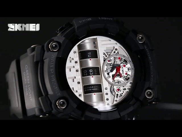 SKMEI 1557 men fashion waterproof drum watches | Stephen Dong Review