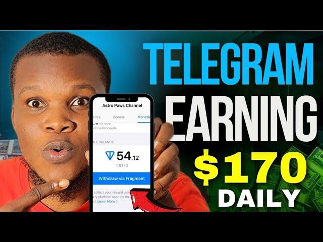 New Telegram Channel Monetization | TURN THIS ON to Earn $170/Day with 50% Revenue Share