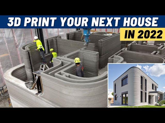 8 Amazing 3D Printed House Projects in 2021