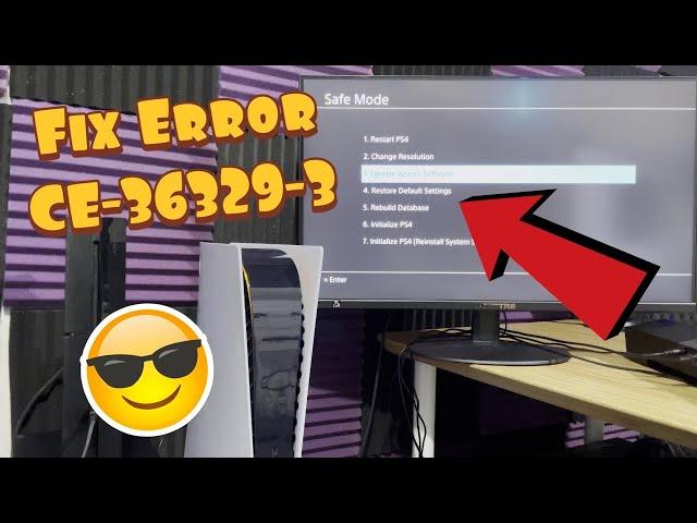 How To Fix PS4 Error Code CE-36329-3 (Fix System And Game Crashes) -  Fastest & Easiest Method!