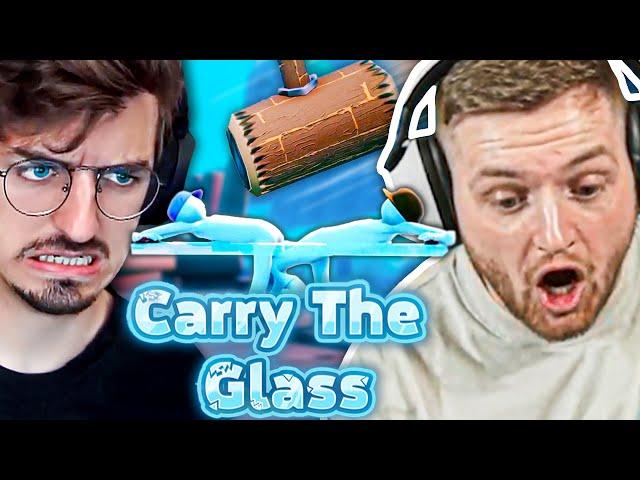 GLASSCHEIBEN Only Up SPIELEN & das mit RUMATHRA... | Carry the Glas Game bricht uns komplett!