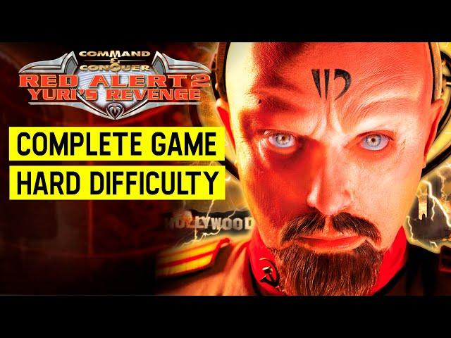 RED ALERT 2 YURI'S REVENGE - COMPLETE GAME - HARD DIFFICULTY