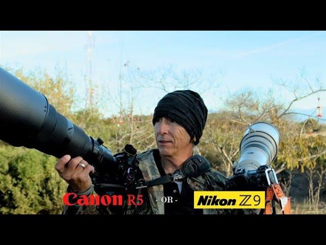 Comparing the Nikon Z9 and Canon R5 - can you tell which is which?