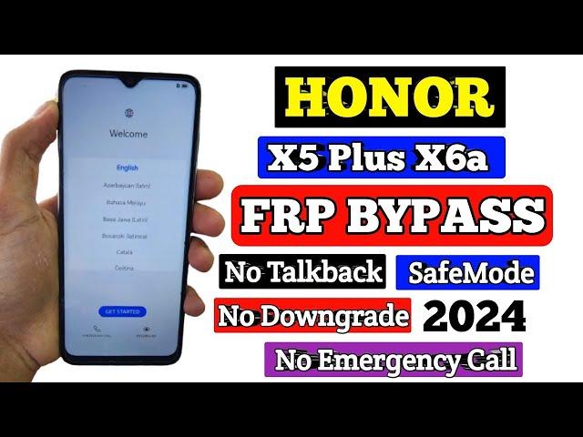 HONOR X5 PLUS FRP REMOVE BY FRP KEY CODE INSTANT SERVICE