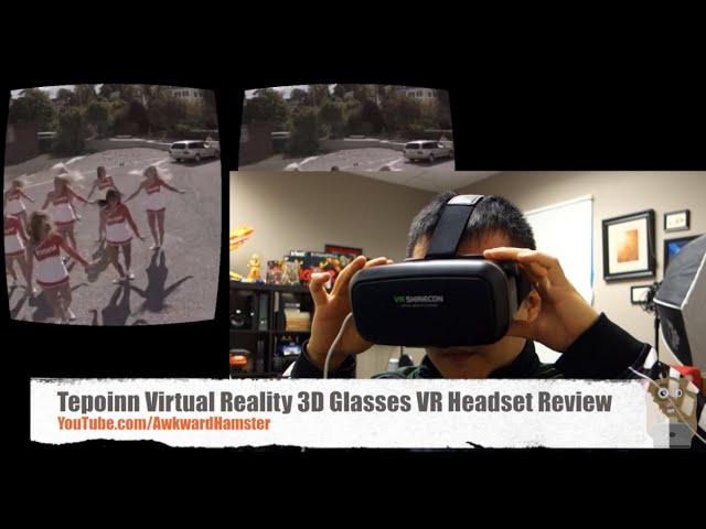 Tepoinn Virtual Reality 3D Glasses VR Headset Review Best/Cheapest Google Cardboard Solution