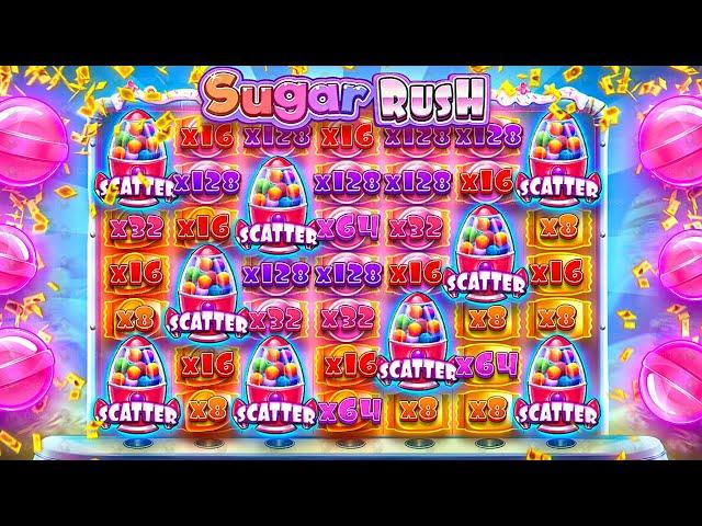 MY BIGGEST EVER WINS On SUGAR RUSH!! (ABSOLUTELY MASSIVE)