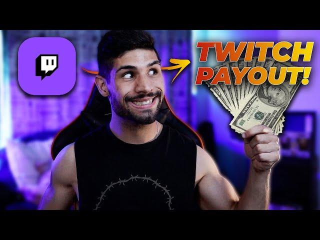 MY FIRST TWITCH PAYOUT: How much do small twitch streamers make!?