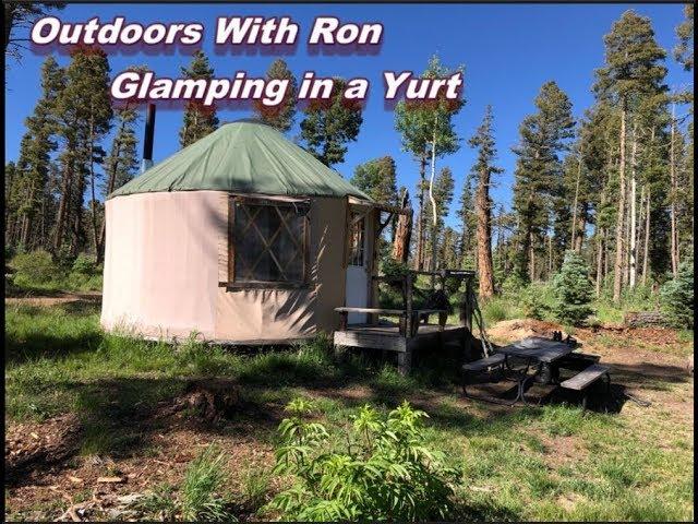 Glamping in a Yurt