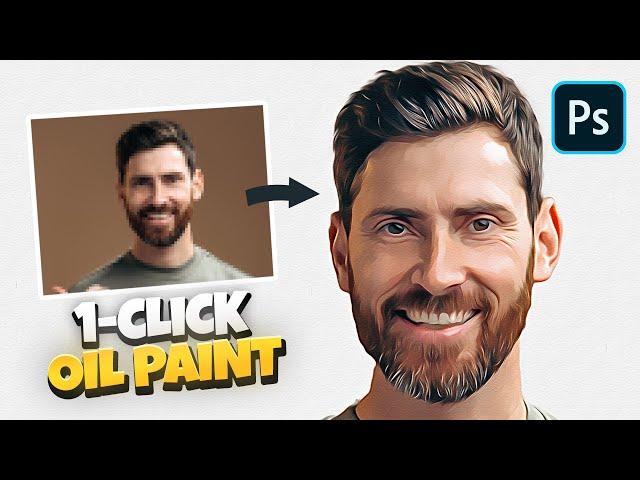 Photo to Oil Painting Effect (With a Single Click) - Photoshop Tutorial