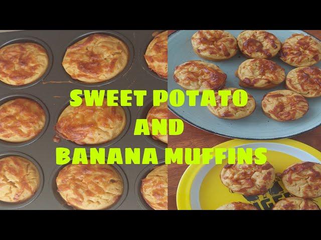 Healthy Sweet Potato and Banana Muffins/ Jay-An Dela Torre #Simple Recipe