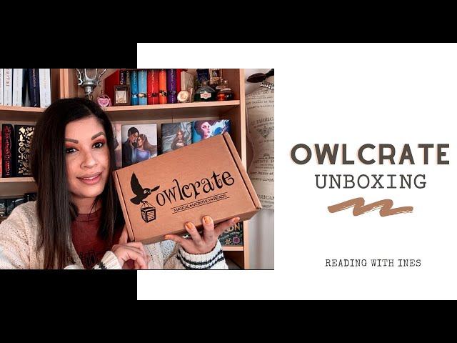 OWLCRATE SEPT 2020 UNBOXING // Reading With Ines