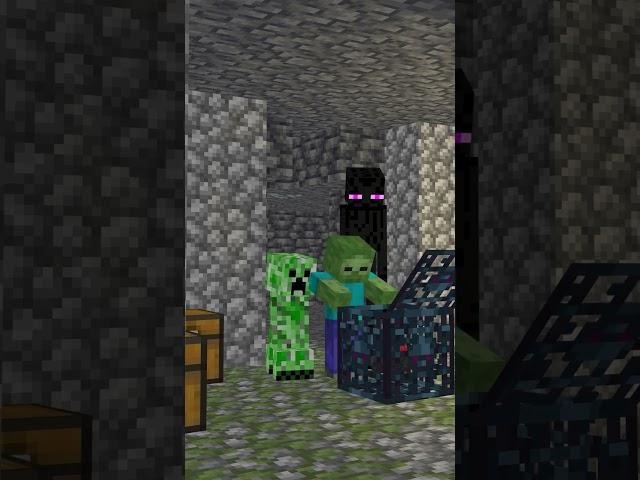 Minecraft Funny Short Animation : Monster Spawner