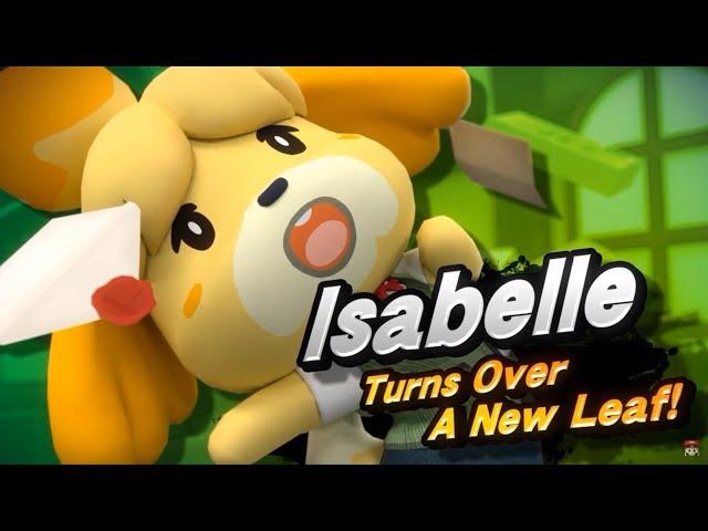 Super Smash Bros Ultimate Isabelle + Animal Crossing Switch Reveal Trailer Nintendo Direct 2018