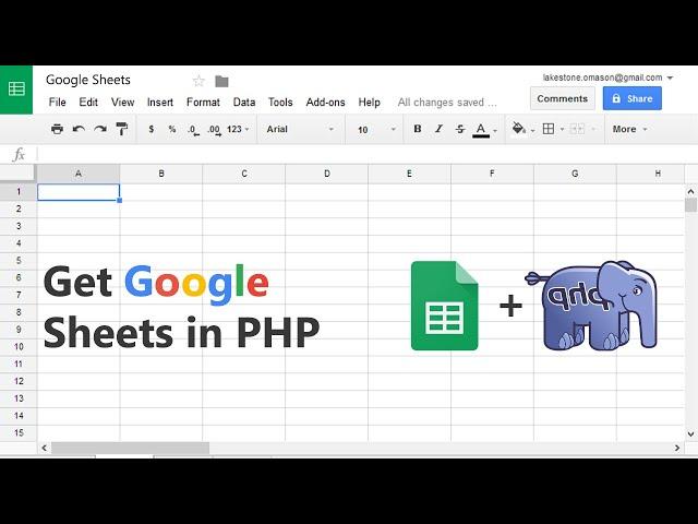 Get Google Sheets in PHP