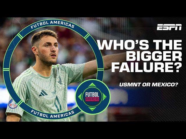 'USMNT is a BIGGER FAILURE than Mexico!' Will both teams make it through the group stage? | ESPN FC