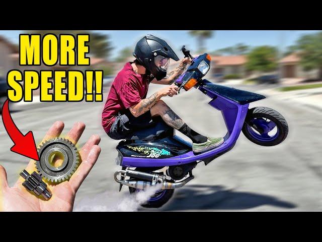 EASY Mod for more TOP SPEED on my JOG Scooter!