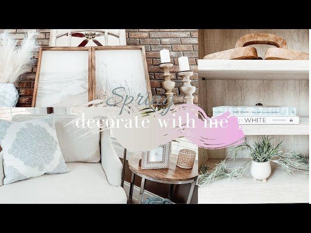 EARLY SPRING DECORATING IDEAS 2021 | DECORATE WITH ME FOR SPRING