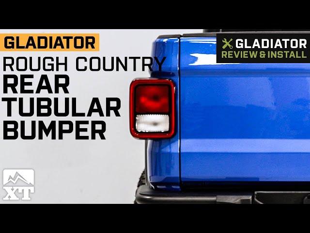 Jeep Gladiator JT Rough Country Rear Tubular Bumper Review & Install