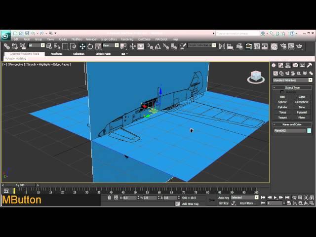 Setup reference images in 3dsMax 2011