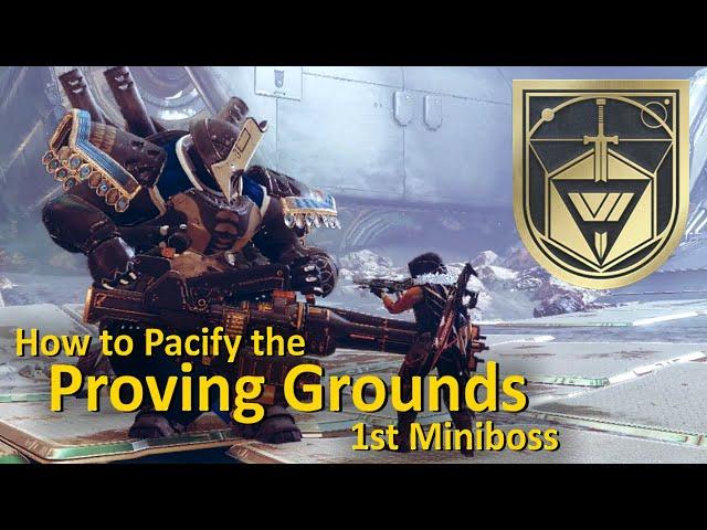 (Patched) How to Pacify the Proving Grounds Miniboss (Destiny 2) Grandmaster Nightfall Strike