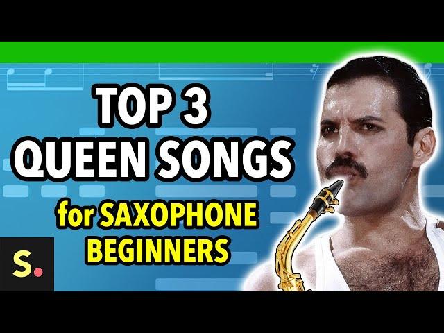 3 Easy Queen Songs for Beginner Saxophone | Saxplained