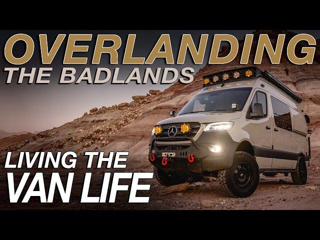 Overlanding The Badlands | Camping & Cooking in a 4x4 Sprinter Van | Living The Van Life