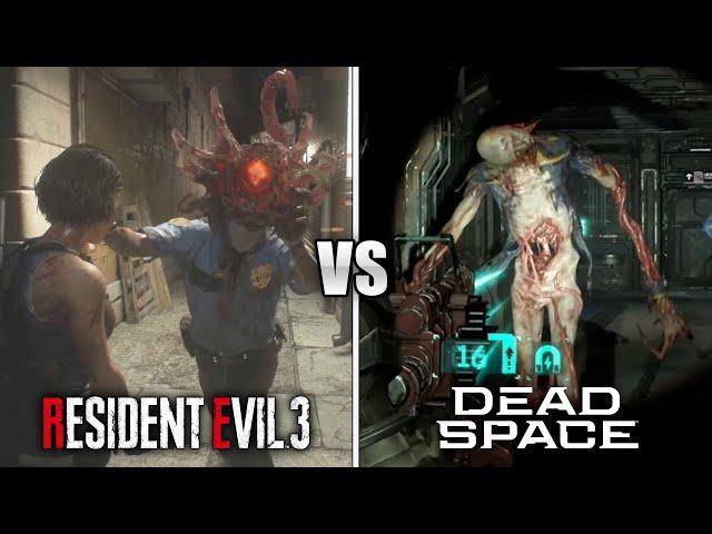 Resident Evil 3 Parasite Zombie vs. Dead Space Divider