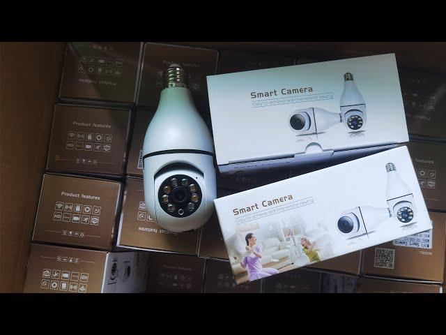 How to install and setup V380pro light bulb security camera in 2022