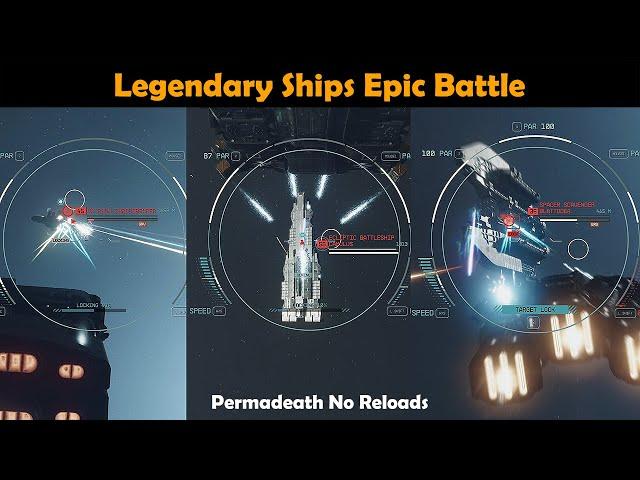 Permadeath Epic Battle - Legendary Ships Shroudbearer, Camulus & Blattodea 4K60P RTX4090