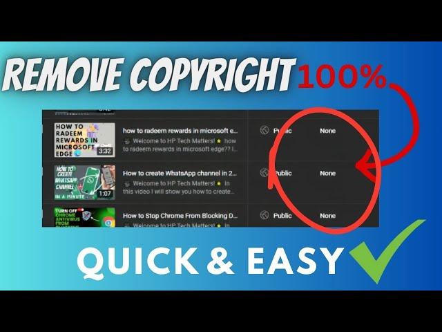 How to remove copyright claim on YouTube in 2024 (Step by Step)