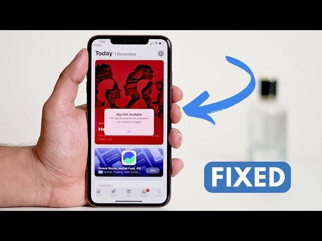 Fix "This App is Not Available in Your Country or Region iPhone" | App Not Available