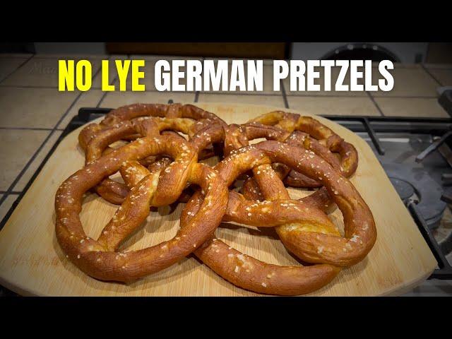 Easy Homemade German Pretzels (Without Lye!) | Soft & Chewy Pretzel Recipe