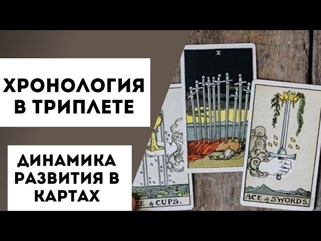 Динамика развития в картах таро. Хронологический триплет