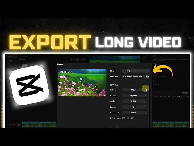 How to Export Long Video on CapCut PC