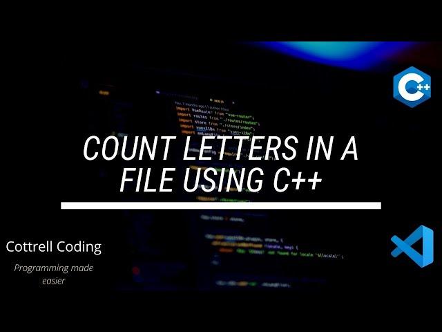 Count letters in a file