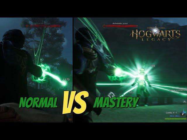 Normal VS Mastery Spells | Hogwarts Legacy