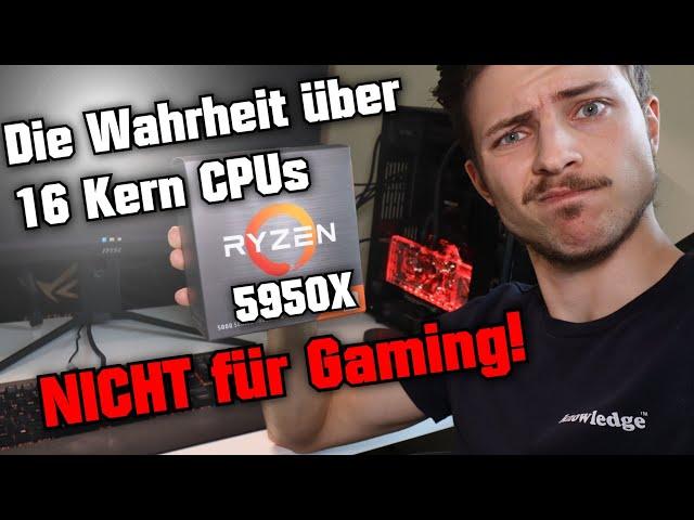 Die Wahrheit über 16 Kern CPUs   NICHT für Gaming! AMD RYZEN 5950X vs. 5600X 1080p 1440p Benchmark