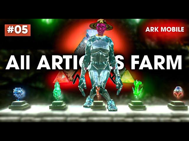 Ark Mobile Hindi - Farming An All Cave Artifact | Dungeon Series 05