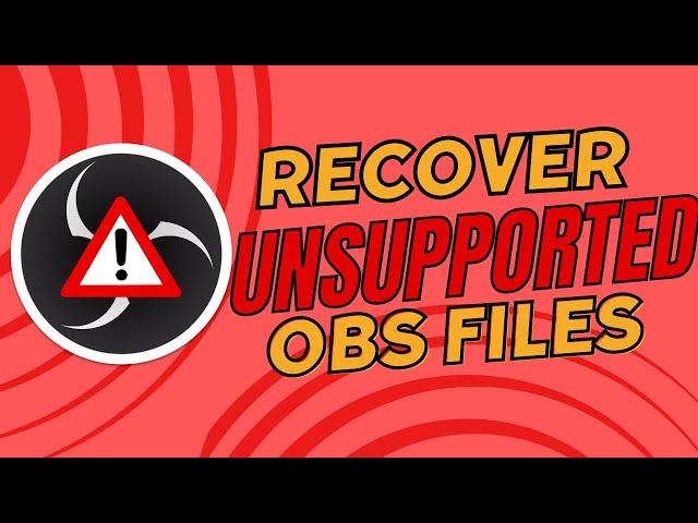 Dealing with OBS Crashes: Saving Your Gaming Footage