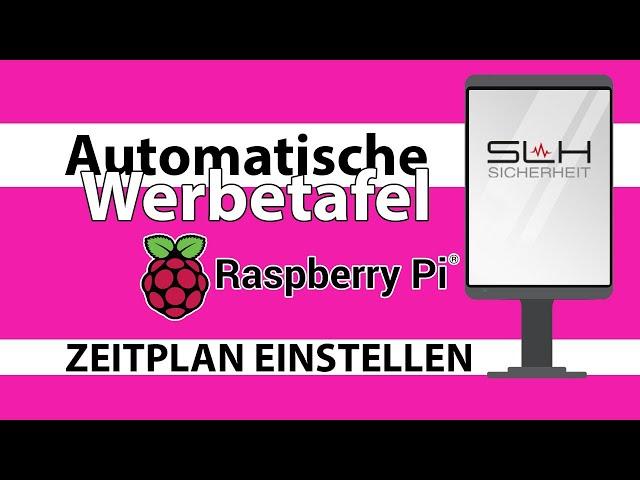 Automatische Werbetafel - Scheudule / Zeitplan einstellen