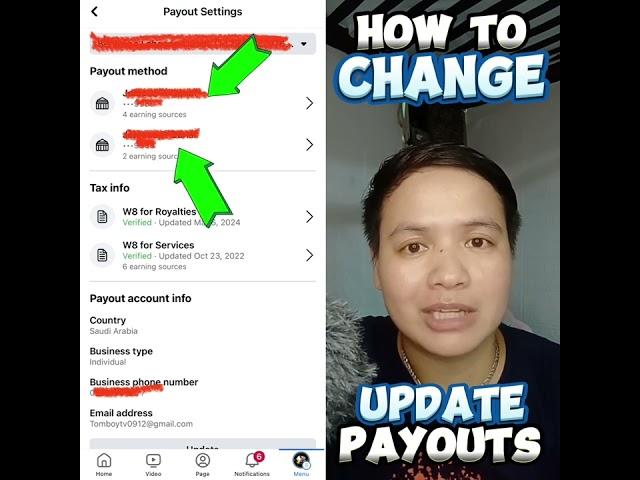 HOW TO CHANGE AND UPDATE PAYMENT METHOD ON FACEBOOK PAYOUTS