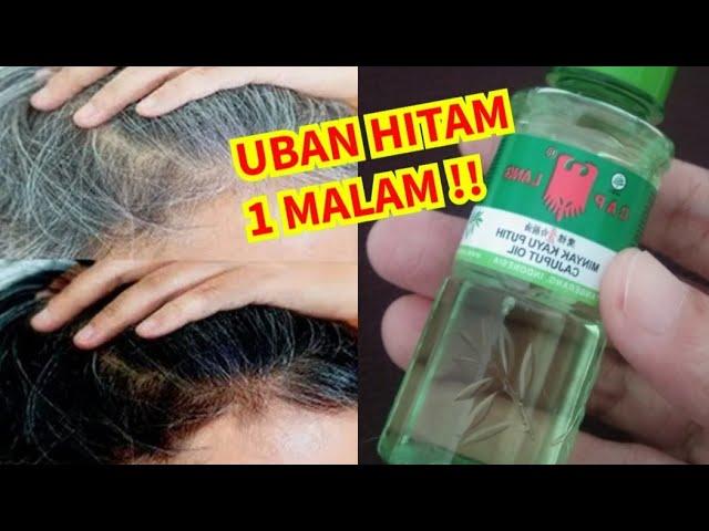 CUKUP 5 TETES RAMBUT UBAN KEMBALI HITAM, KUAT DAN BERSINAR SELAMANYA!!