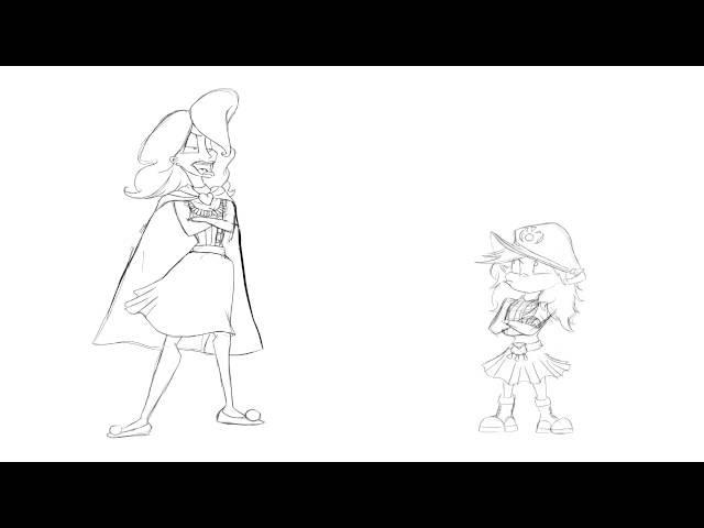 Mad Munchkin and Mary Sue Sing Anything you can do I can do better (ANIMATIC)