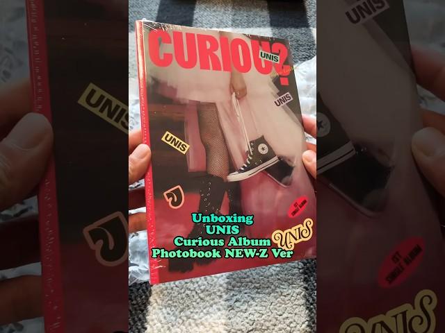 Unboxing UNIS - Curious Album Photobook NEW-Z Ver