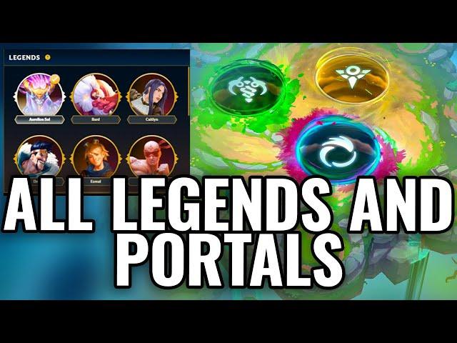 All 30 Portals And 15 Legends Explained | Set 9 PBE