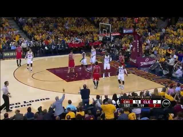 Timofey Mozgov vs Chicago. Playoff, Game 1. 04.05.2015