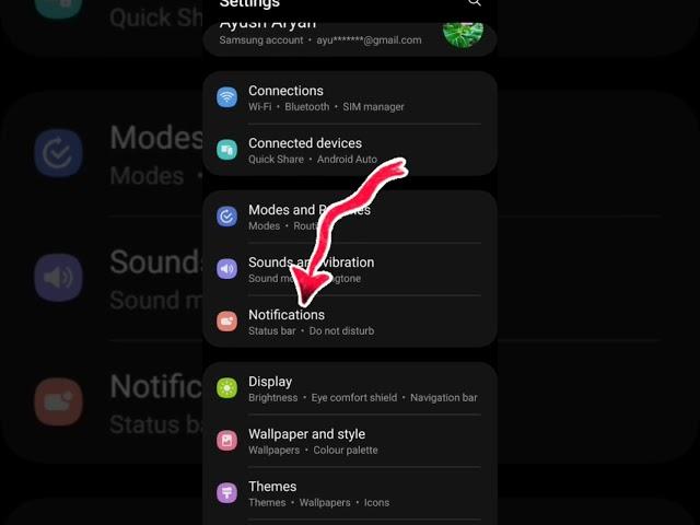 How to see notifications on the lock screen in Samsung| #samsung | #shorts