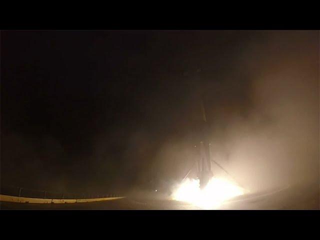 Falcon 9 landing seen from droneship, May 2016