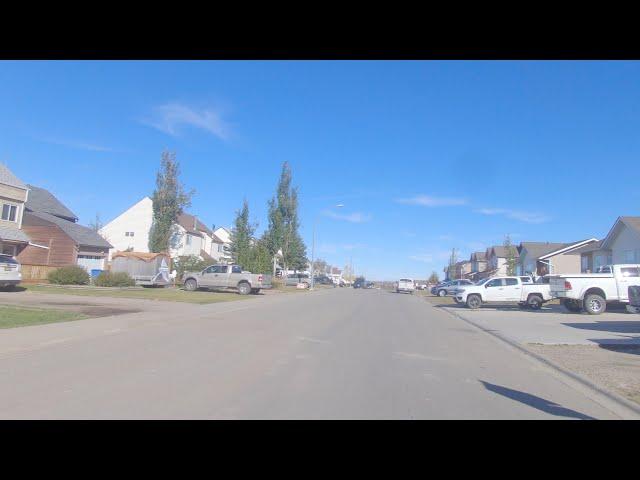 Fort St John, BC, Canada. City Life. Driving Tour.