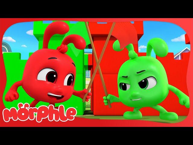 Morphle's Red vs Green Challenge | Cartoons for Kids | Mila and Morphle